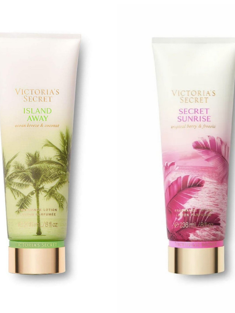 Victoria's Secret Island Away & Secret Sunrise Dual Fragrance